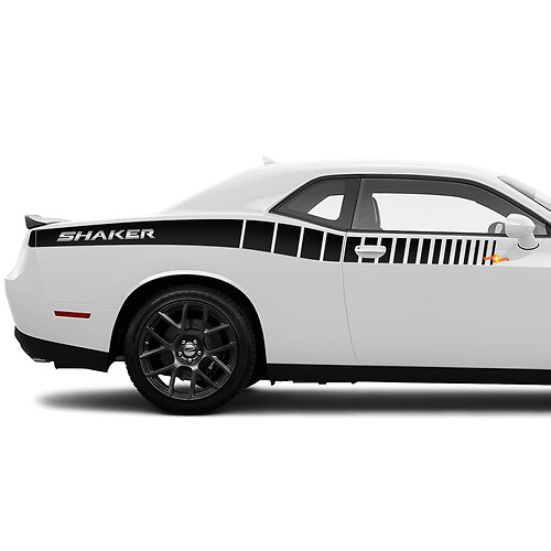 Shaker Seitenstreifen Akzent Aufkleber für Dodge Challenger
 1