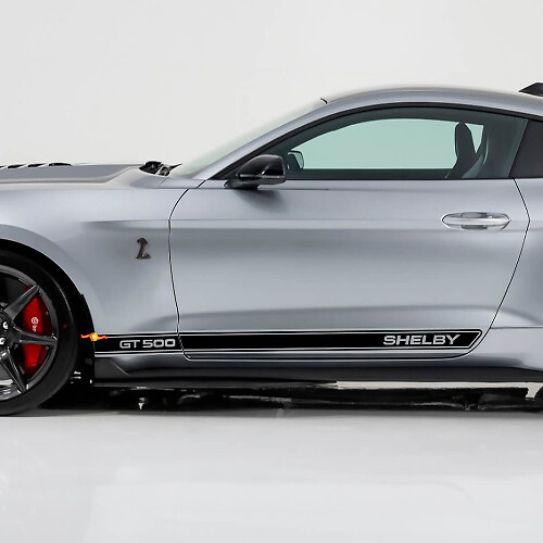 GT500 Shelby Schweller-Aufkleber für Ford Mustang
