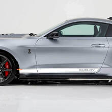 Shelby Kontur Seitenschweller-Streifen Vinyl-Aufkleber Set für Musclecar Musclecarmodel_2