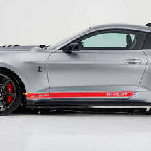 GT500 Shelby Schwellerverkleidungsaufkleber 2 Stück für Ford Mustang 3