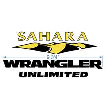 Sahara Dunes Wrangler Unlimited Aufkleber für Jeep Sahara Wrangler Unlimited CJ TJ YK JK XJ
 2