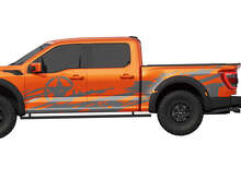 Universelle Militärstern-Seitenspritzer LKW-Aufklebergrafiken
 3