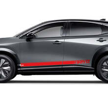 Seitenstreifen Grafik Aufkleber Kit für Nissan ARIYA
 3