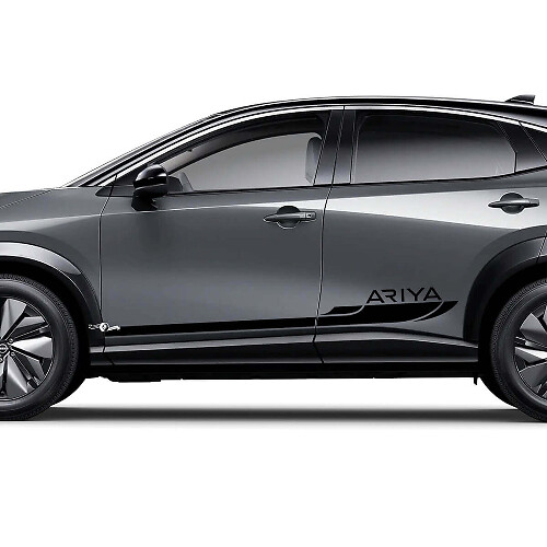 Seitenstreifen Grafik Aufkleber Set für Nissan ARIYA 2
