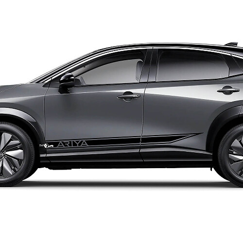 Seitenstreifen Grafik Aufkleber Set für Nissan ARIYA 3
