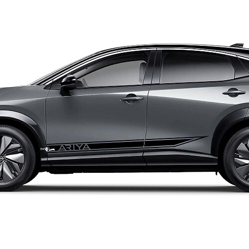 Seitenstreifen Grafik Aufkleber Set für Nissan ARIYA 3
