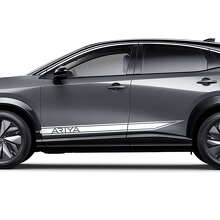 Seiten Geschärfte Racing Logo Akzentstreifen Grafik Dekor Kit für Nissan ARIYA 2