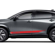 Seitenstreifen Grafik Aufkleber Set für Nissan ARIYA 3
 3