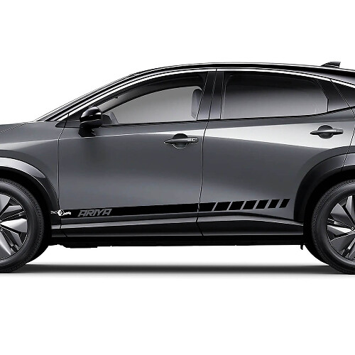 Seitenstreifen Grafik Aufkleber Set für Nissan ARIYA 4
