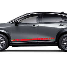 Sides Racing Logo Akzentstreifen Grafik-Aufkleber-Set 3 für Nissan ARIYA 3