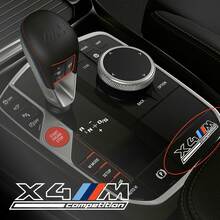 X3M oder X4M Zentralsteuerungs-Panel Vinyl-Aufklebersticker für BMW X Serie_4