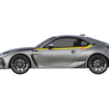 Rennstreifen Seiten-Vinylaufkleber für Toyota GR86_2