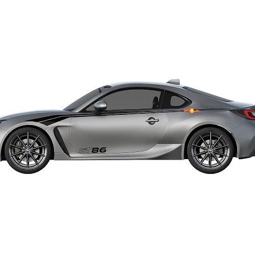 Paar Renn-Akzentstreifen Vinyl-Aufkleber für Toyota TRD GT86
