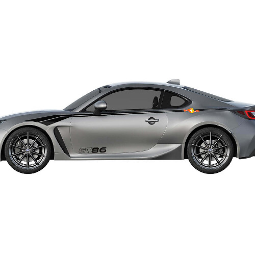 Paar Renn-Akzentstreifen Vinyl-Aufkleber für Toyota TRD GT86
