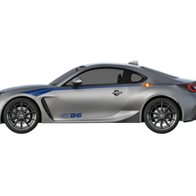 Paar Renn-Akzentstreifen Vinyl-Aufkleber für Toyota TRD GT86
 2