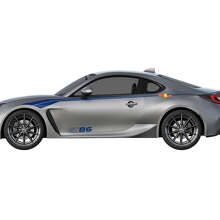 Racing gebogene Streifen Seiten-Vinyl-Aufkleber-Kit für Toyota GT86_2
