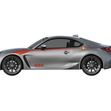 Paar Racing Stripes Vinyl-Aufkleber für Toyota Scion Fr-S
 3