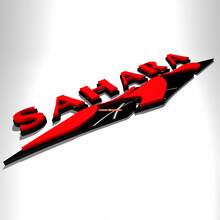 Sahara Dunes Wrangler Kotflügelabzeichen Heckklappenemblem 3D-Abzeichen für Jeep Wrangler
 2