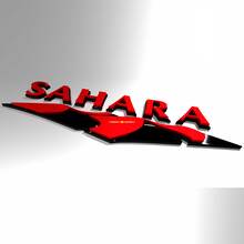 Sahara Dunes Wrangler Kotflügelabzeichen Heckklappenemblem 3D-Abzeichen für Jeep Wrangler
 4