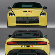 Nismo Seiten karierte Streifen Aufkleber Komplettset für Nissan Z GT4
 2