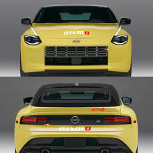 Nismo Seiten karierte Streifen Aufkleber Komplettset für Nissan Z GT4
 4