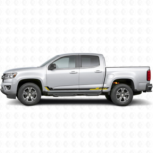 Racing Line Tür- & Schweller-Vinylstreifen für Chevrolet Colorado 2. Generation 2015-2022