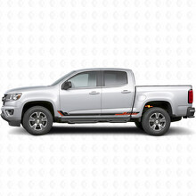 Racing Line Tür- & Schweller-Vinylstreifen für Chevrolet Colorado 2. Generation 2015-2022_2