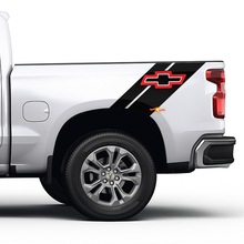 Seitenbettstreifen Offroad 4x4 Aufkleber in 2 Farben für Chevrolet Bett
 3