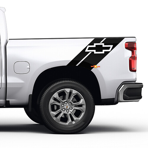 Seitenbettstreifen Offroad 4x4 Aufkleber für Chevrolet Bett
