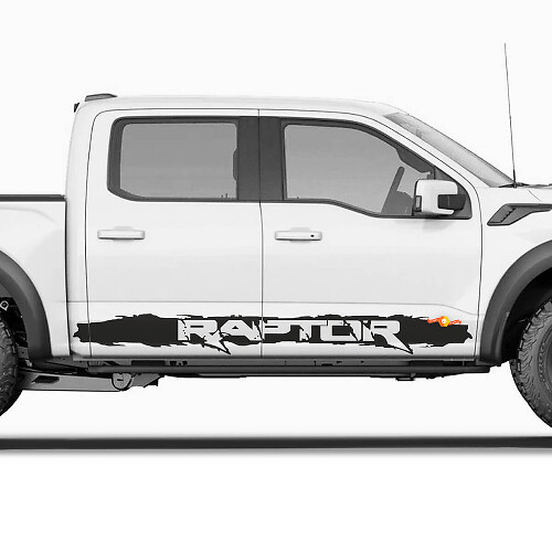 Seiten-Rocker-Panel-Streifen-Grafik-Aufkleber für Ford F150 Raptor
