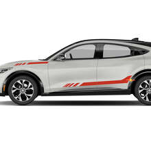 Akzentstreifen Seitentür-Aufkleber aus Vinyl für Ford Mustang MACH-E
 2