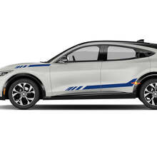 Akzentstreifen Seitentür-Aufkleber aus Vinyl für Ford Mustang MACH-E
 3