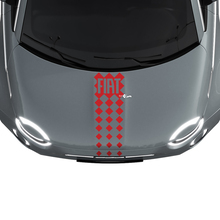500 Motorhaubenstreifen Racing Aufkleber Grafiken für Fiat 500 2
 3