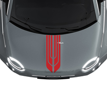 500 Dual Central Hood Stripe Decal Sticker Graphics für Fiat 500
 3