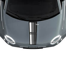 500 Tri Streifen Flagge Motorhaubenstreifen Aufkleber Grafiken für Fiat 500
 2