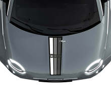 500 Tri Streifen Flagge Motorhaubenstreifen Aufkleber Grafiken für Fiat 500
 2