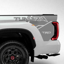 Verblasstes Tundra-Logo Seitenaufkleber aus Vinyl für Toyota Tundra_2