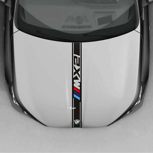 M Performance Motorhauben-Streifen Vinyl-Aufkleber für BMW X2 U10_1