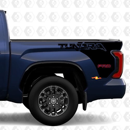 Tundra Raptor Style Bettseiten-Aufkleber für Toyota Tundra TRD PRO
