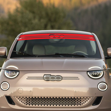 Frontscheibenstreifen-Aufklebergrafiken für den Fiat 500
 3