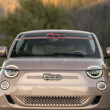 Front 500 Windschutzscheiben-Aufklebergrafiken für Fiat 500
 2