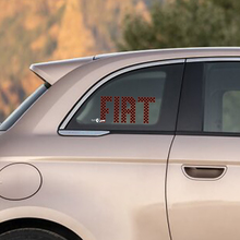 Fiat 500 karierte Flagge Aufkleber Seitengrafiken für Fiat 500
 3