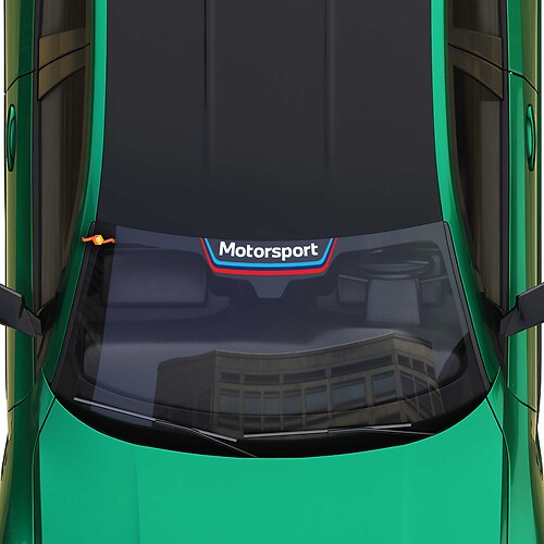 Motorsport M Streifen Aufkleber Windschutzscheibe passend für BMW G-Serie
