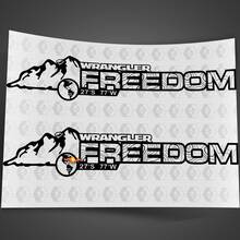 Benutzerdefinierter Text und Koordinaten Mountain Jeep Wrangler Motorhauben-Aufkleber Rubicon Sahara JL JK CJ TJ YJ
 2