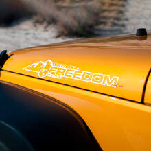 Mountain Style Individuelles Text-Hauben-Vinylaufkleber-Kit für Jeep Wrangler_2
