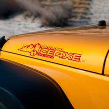 Mountain Style Individuelles Text-Hauben-Vinylaufkleber-Kit für Jeep Wrangler_4