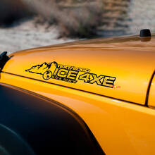 Mountain Style Individuelles Text-Hauben-Vinylaufkleber-Kit für Jeep Wrangler_6