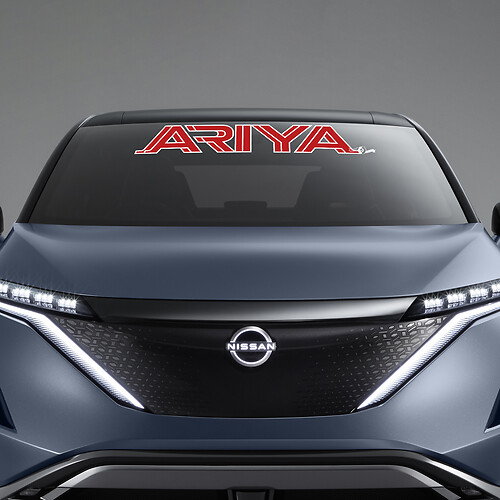 Frontscheibe ARIYA Grafik Aufkleber für Nissan ARIYA
