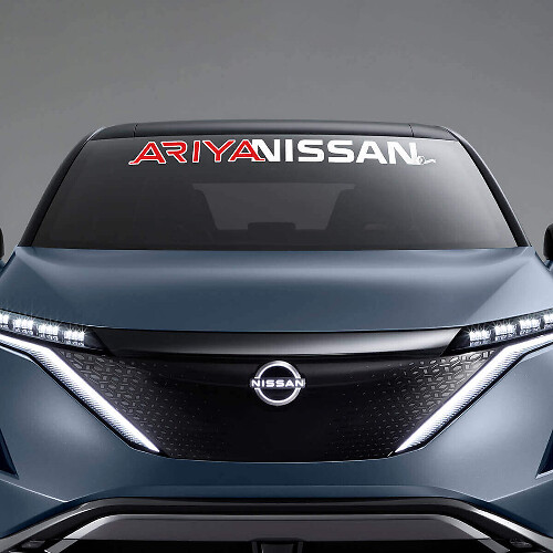 Markenbeschriftung Windschutzscheiben-Grafik Aufkleber 3 für Nissan ARIYA