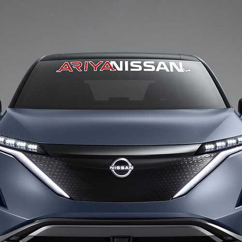 Frontscheibe ARIYA Grafik Aufkleber für Nissan ARIYA 2

